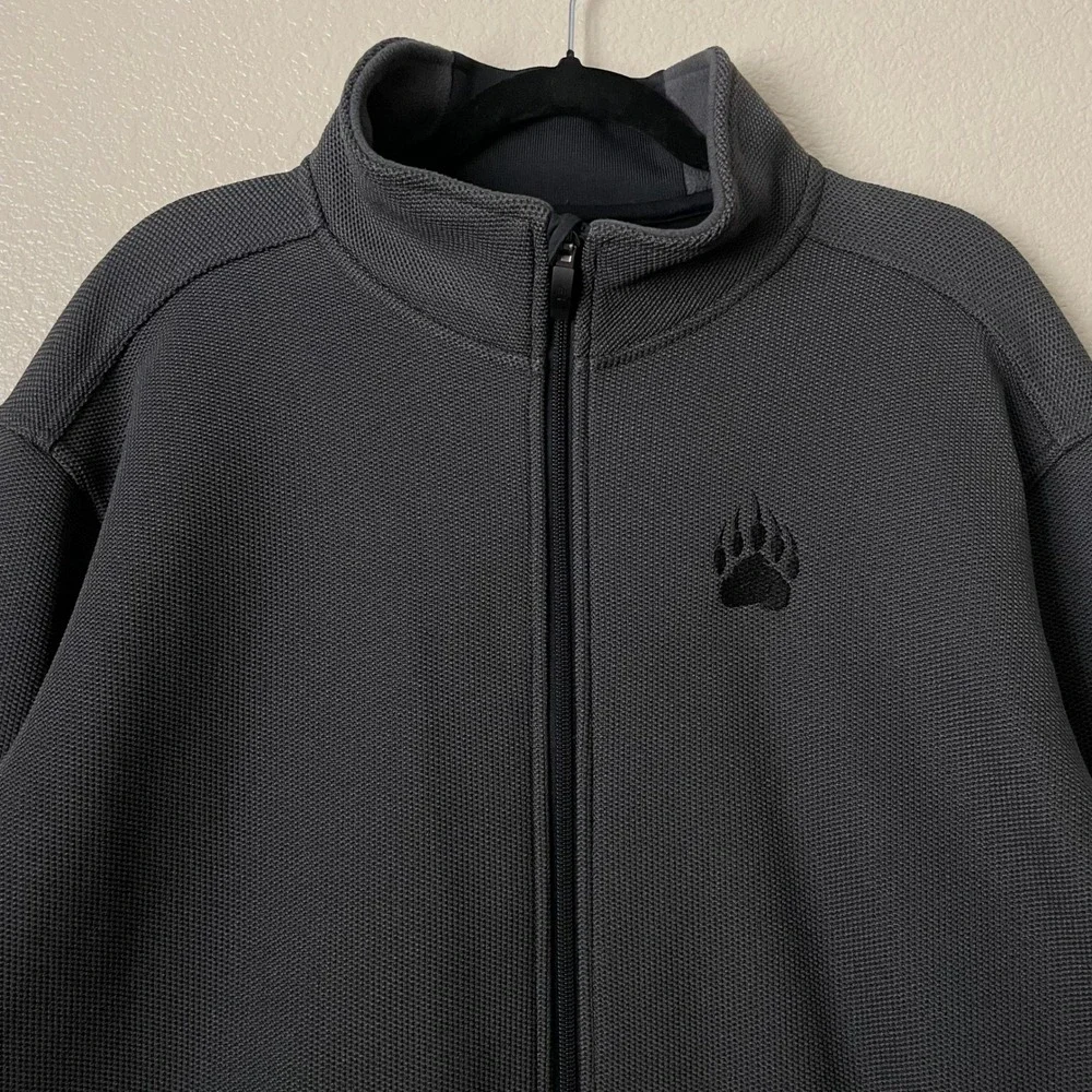 Alaskan Hardgear Jacket‎ Mens XL Gray Graveltec Fleece Full Zip Outdoor Hiking